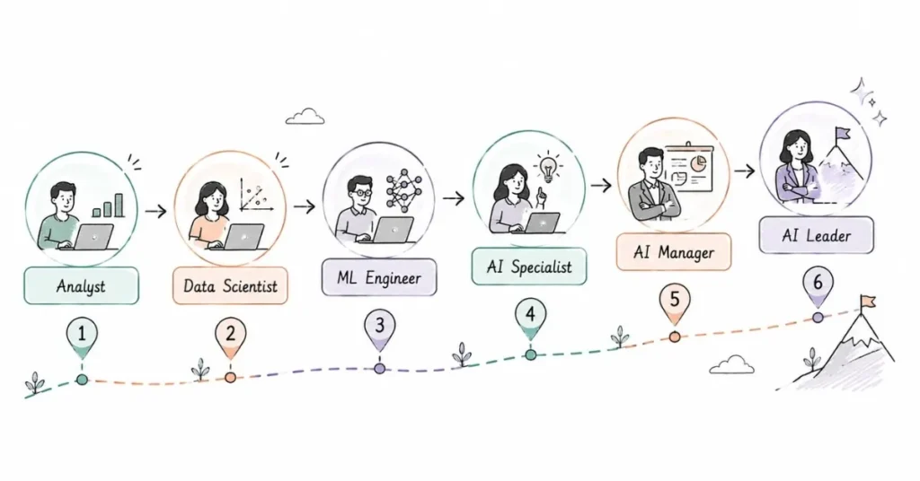 AI and machine learning retail career roadmap | FLM | FrontlinesEduTech