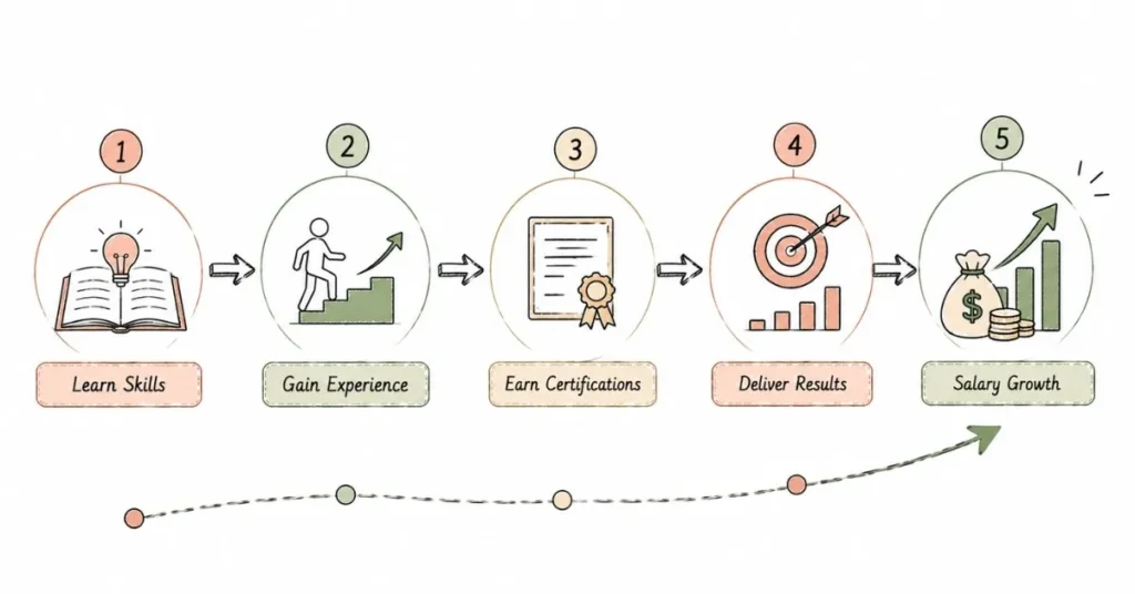 Framework for increasing salary in e-commerce careers | FLM | FrontlinesEduTech