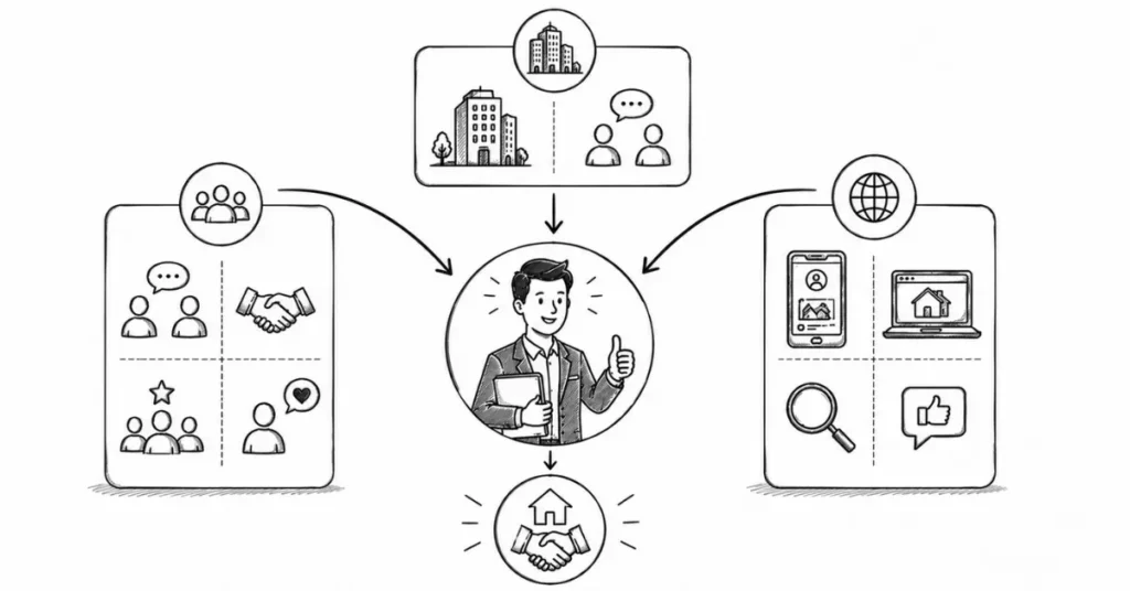 finding first real estate clients