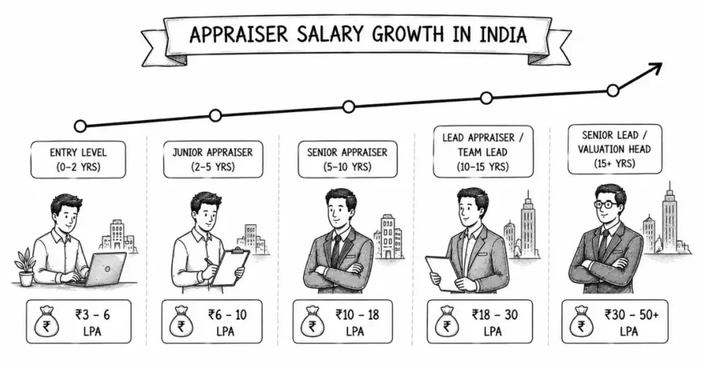 real estate appraiser salary India