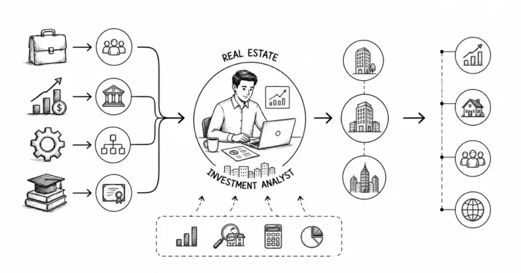real estate investment analyst career path