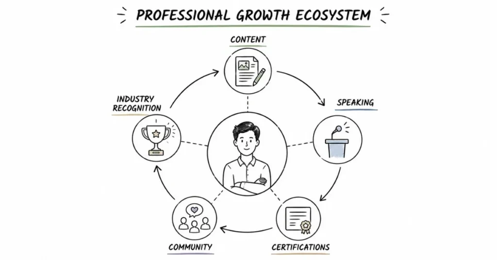 Building authority and personal brand in social media industry.