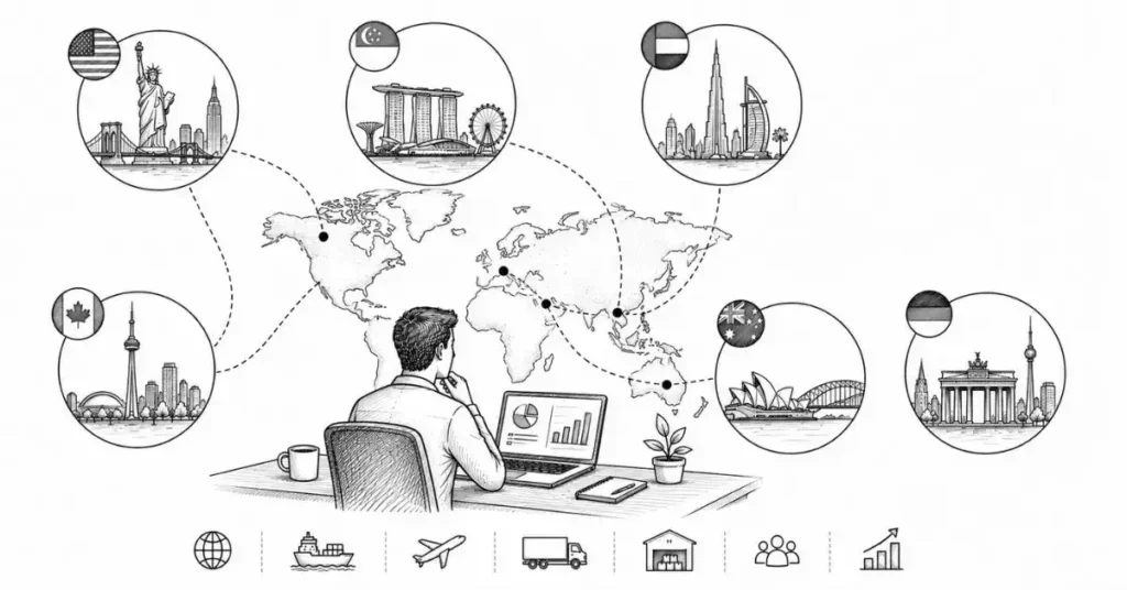 target geographies for supply chain careers