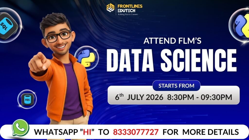 Data Science Course in telugu | FLM | FRONTLINES EDUTECH