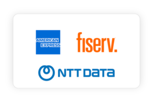 Ntt data, Fiserv and American express