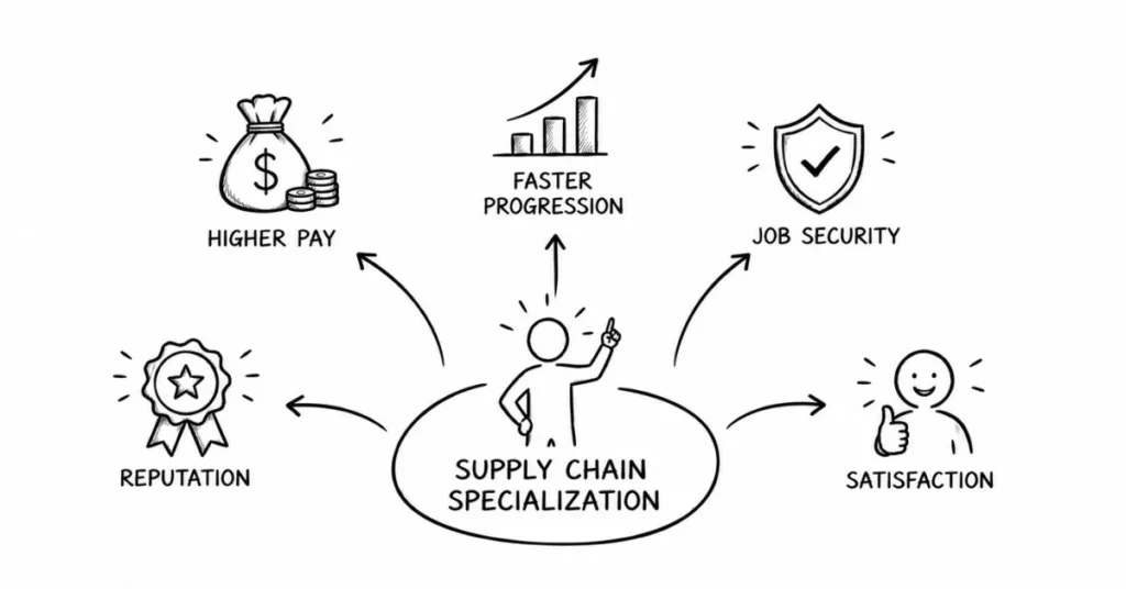 why specialize in supply chain