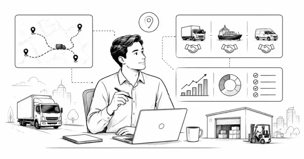 logistics manager role