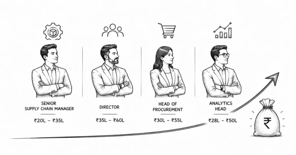 senior supply chain salaries | flm | frontlines edutech