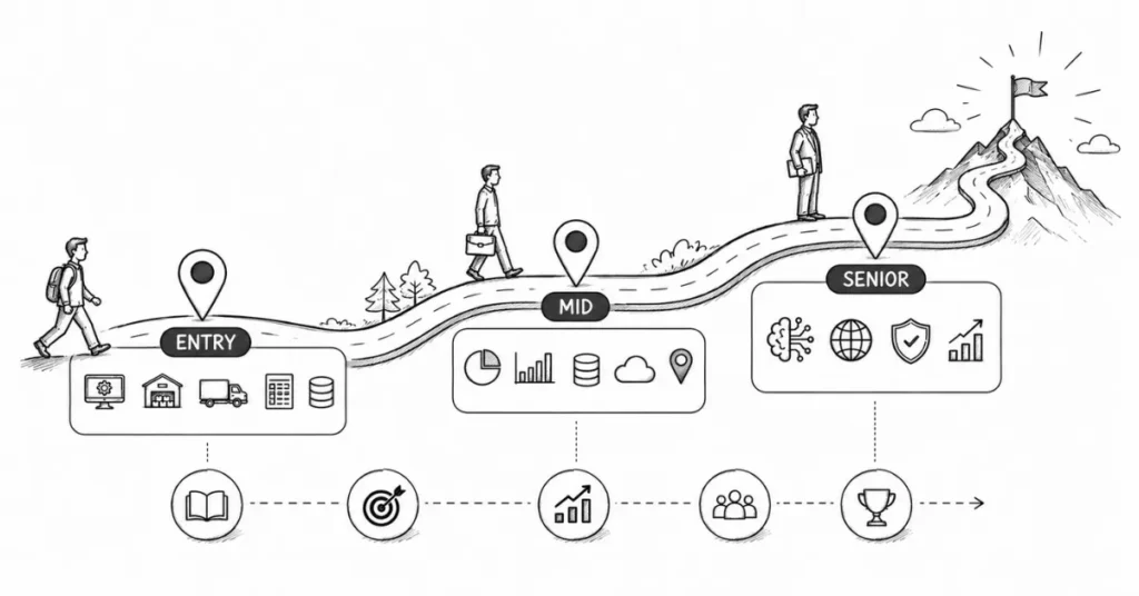 supply chain technology learning roadmap | flm | frontlines edutech