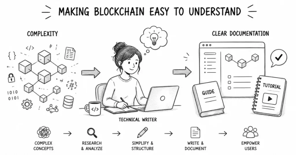 blockchain technical writer career | flm | frontlines edutech