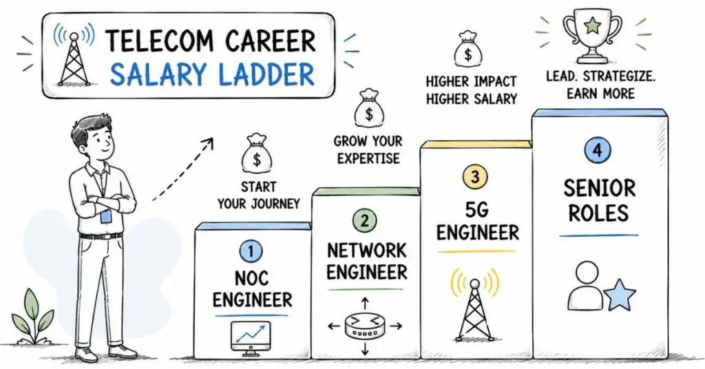 telecom salary guide India | flm | frontlines edutech