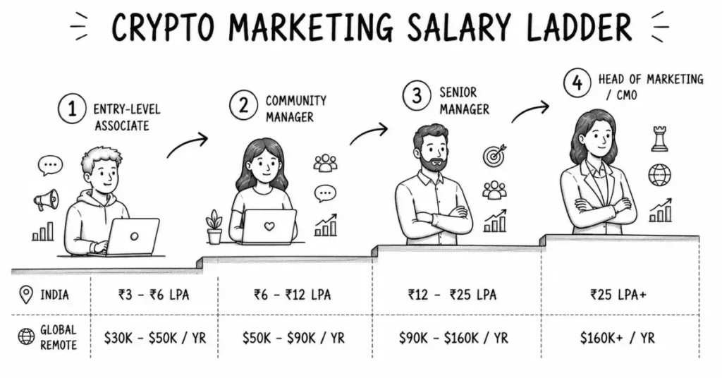 crypto marketing salary