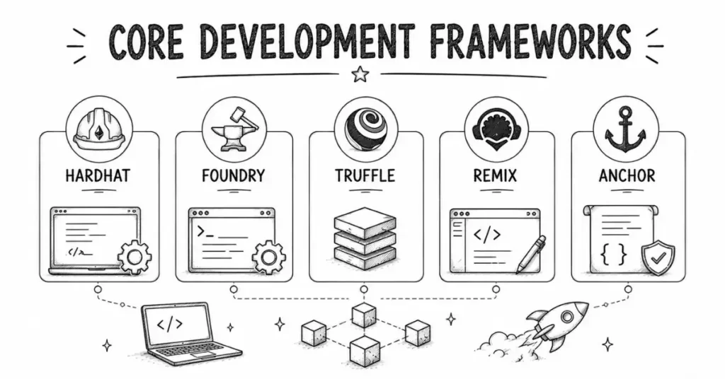 blockchain development frameworks | flm | frontlines edutech