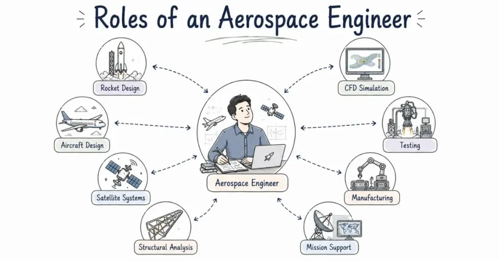 Roles and responsibilities in aerospace. | FLM | FrontlinesEduTech