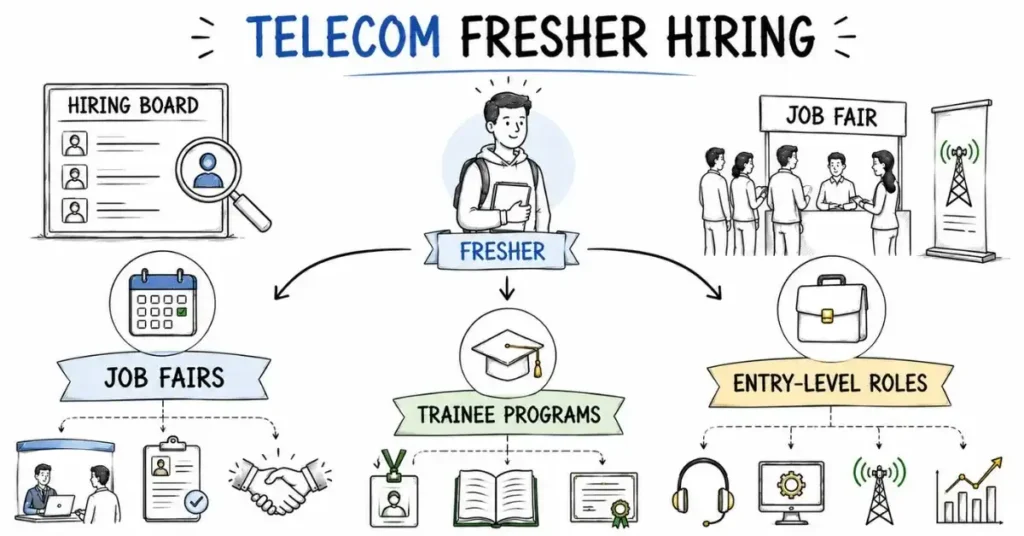 telecom fresher hiring India | flm | frontlines edutech