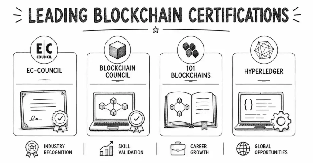 role-specific blockchain certifications