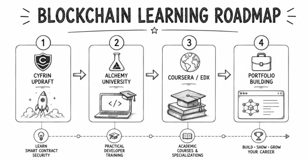 free blockchain learning paths