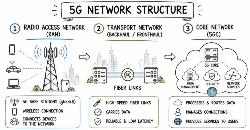 5G network structure