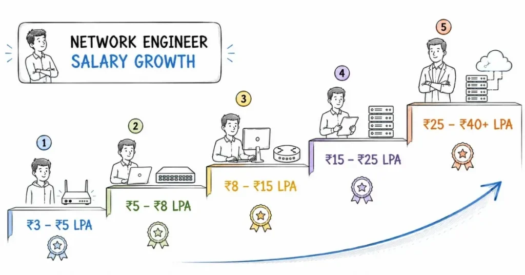 network engineer salary India