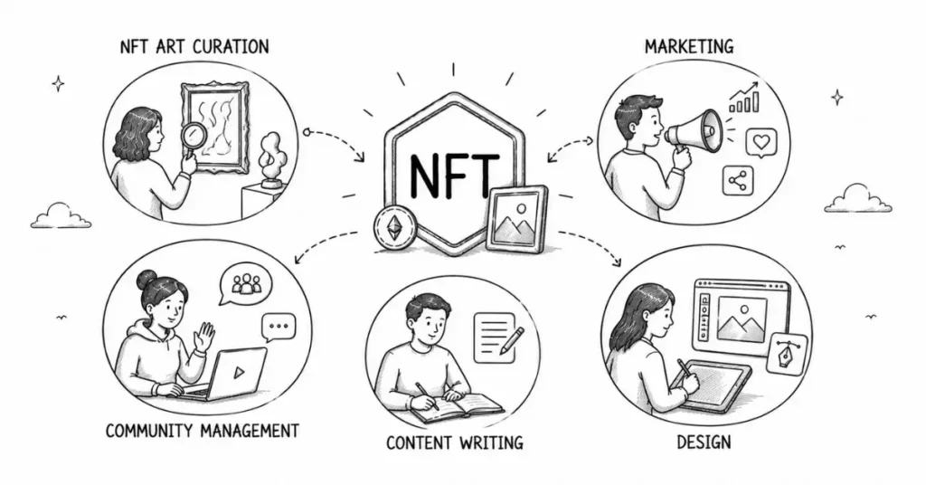 NFT non technical roles | flm | frontlines edutech