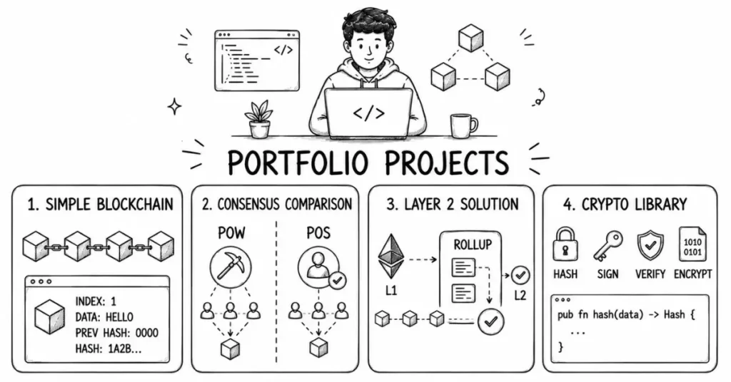 blockchain portfolio projects