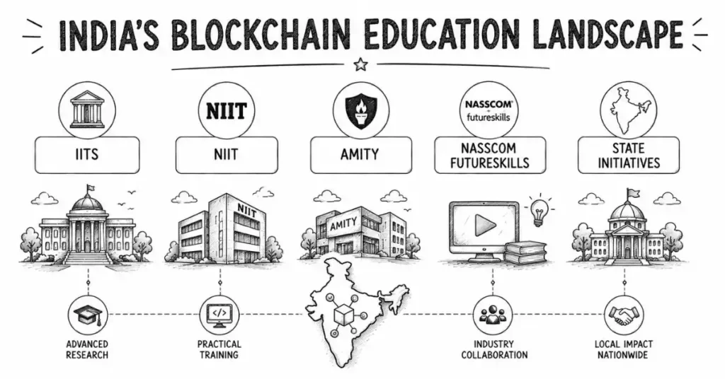 blockchain education in India | flm | frontlines edutech