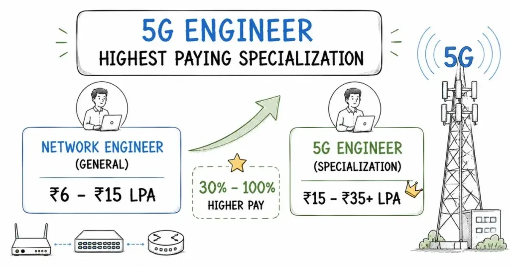 5G engineer salary India