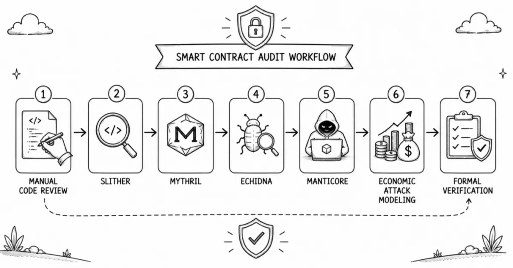 smart contract audit tools | flm | frontlines edutech