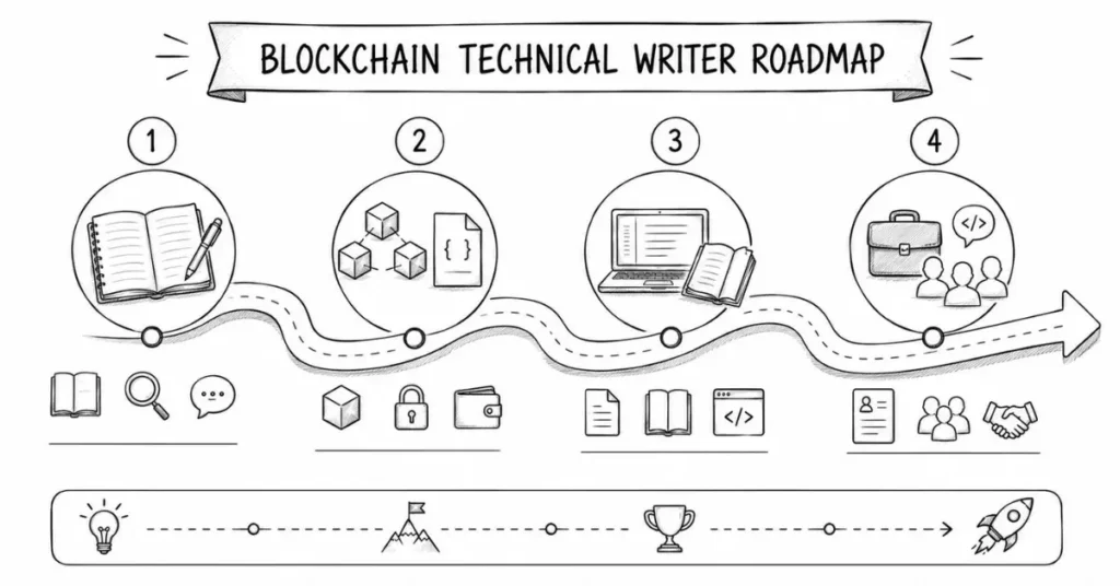 blockchain technical writing roadmap