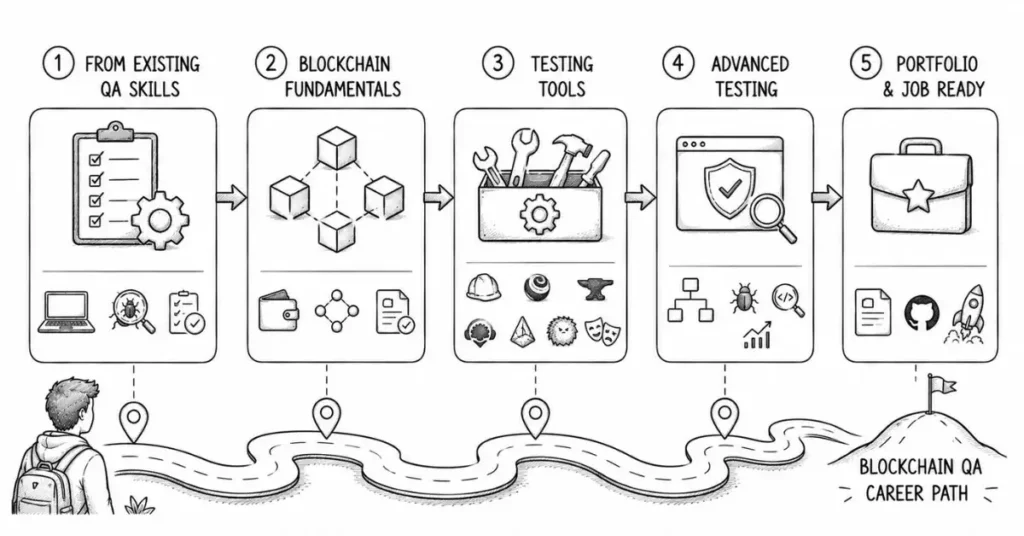 blockchain QA career path