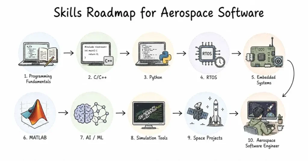 Aerospace software skills roadmap. | FLM | FrontlinesEduTech