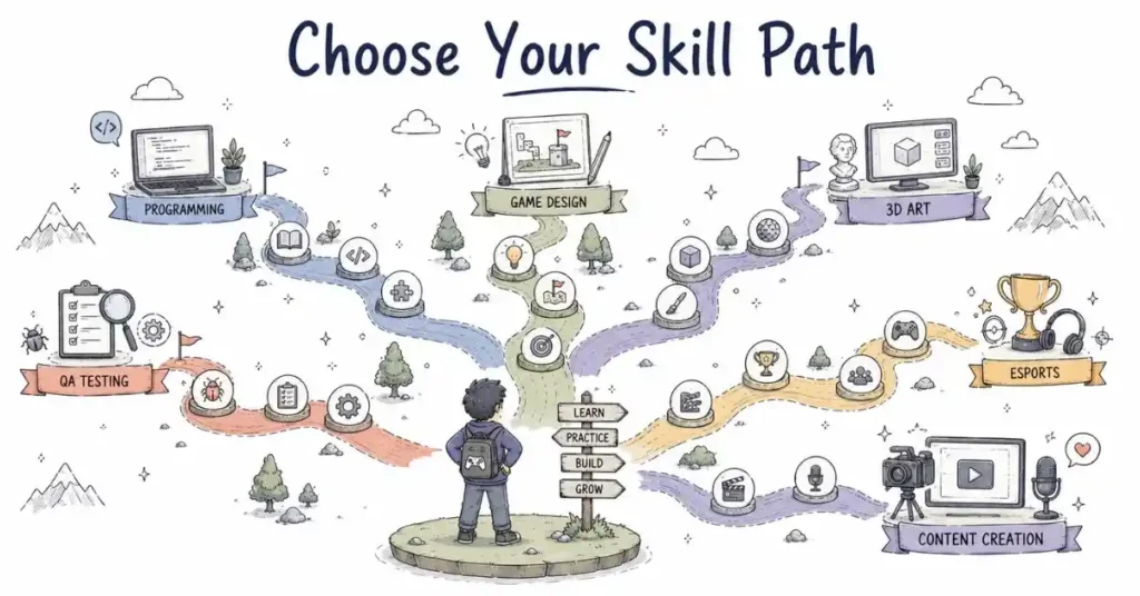 Gaming & Esports Careers in India skill roadmap. | FLM | FrontlinesEduTech
