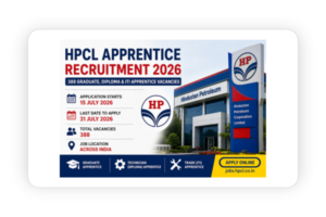 HPCL Apprentice Recruitment Flm Job Notification