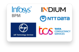 Indium, Infosys BPM, NTT Data, L&T Technologies and TCS Flm pro Network walk - in Drives