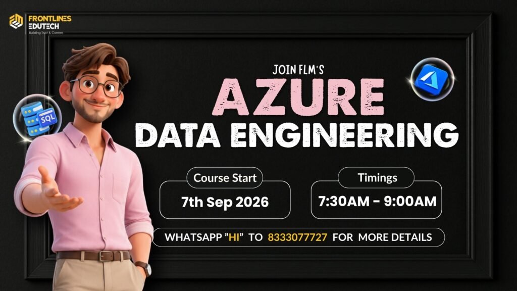Azure Data Engineering Course in telugu | flm | frontlines edutech