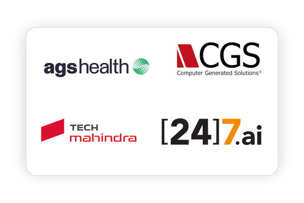 AGS Health , CGS, Tech Mahindra and 24 7 ai Flm Walk-in Drives