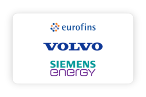 Siemens energy, Volvo & Eurofins