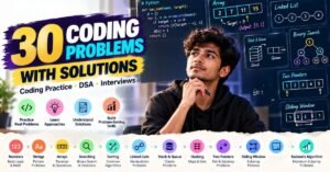 30 Coding Problems with solutions