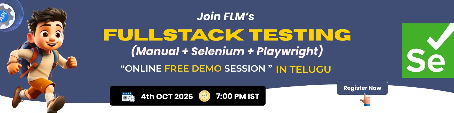 Fullstack Testing course in Telugu demo | frontlinesedutech | flm