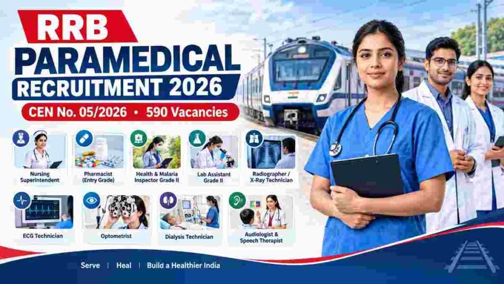 RRB PARAMEDICAL RECRUITMENT 2026