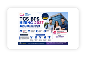 TCS BPS 2027 Hiring Flm Job Notifications