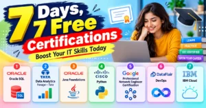 7 Days, 7 Free Certifications