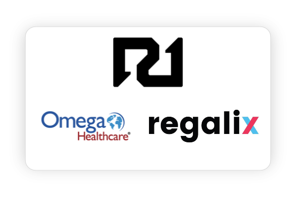 Omega Health Care, R1 RCM and Regalix flm Walk-in Drives