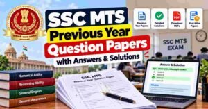 SSC MTS Previous Year Question Papers