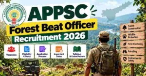 APPSC Forest Beat Officer Recruitment